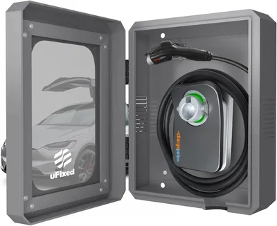 Obrázek produktu pro Kryt nabíječky elektromobilu, šedá barva