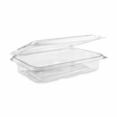 Produktbild von 50x Rechteckschale Aufbewahrungsbox klar mit Deckel 800 ml PET