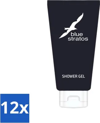 Produktbild von Blue Stratos - Duschgel - Erfrischender Duft - 200 ml - Vorteilspack - 12 Stücke