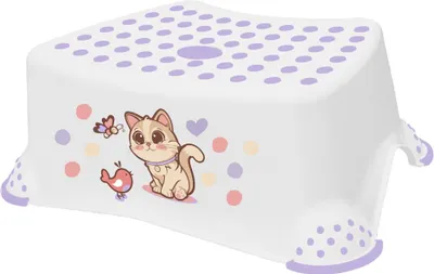 Zdjęcie produktu dla Stołek dla dzieci keeeper „tomek cats” – biały