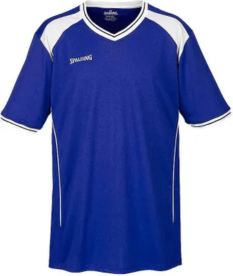 Produktbild von Spalding Crossover Shooting Shirt - blau/weiß - Größe: XXS, 300212802