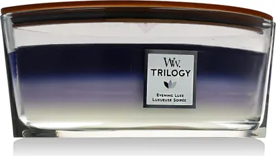 Produktbild von WoodWick Evening Luxe Trilogy, Ellipse, Violett, Violett, Weiß, 1 Stück(e)