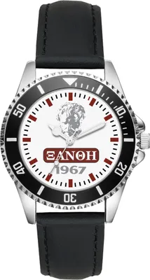 Produktbild von KIESENBERG Herrenuhr Armbanduhr Xanthi F.C. Geschenk Fan Artikel Zubehör Fanartikel Analog Quartz Uhr L-20355