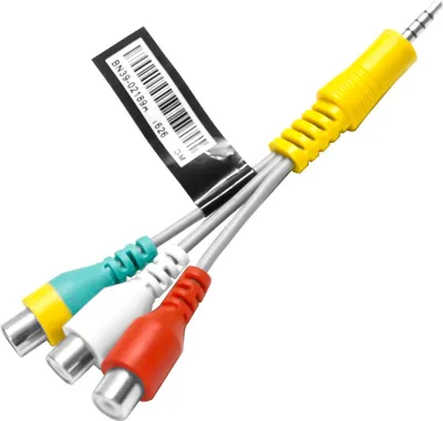 Produktbild von Video-AV-Komponenten-Adapterkabel, Ersatz für Samsung-Fernseher, 3 RCA-zu-AV-Eingangs-Adapterkabel für Samsung-Fernseher