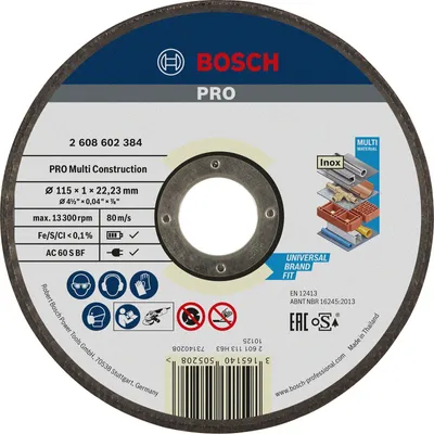 Produktbild von PRO Multi Material Trennscheibe, 115 x 1 x 22,23 mm