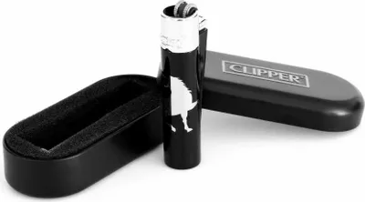 Produktbild von Clipper Metall Feuerzeug: Unicorns - Silber