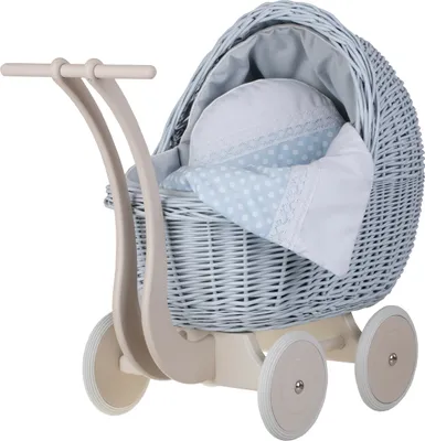 Obrázok produktu pre Kočík pre bábiku LILI Willow Baby Blue 48X28 H26/47 CM
