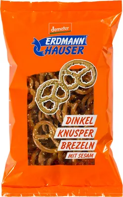Produktbild von ErdmannHAUSER - demeter Dinkel-Knusperbrezeln - 125g