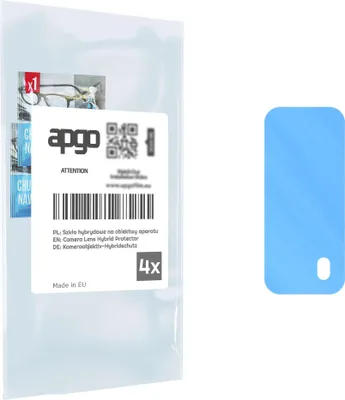 Produktbild von apgo 4 Stück Hybrid Kameraschutz, Kamera-Schutzglas kompatibel mit Vivo Y75s 5G, Linsenschutz, 9H Härte, Schutz für Kameraobjektiv, Anti-Kratzer, transparent