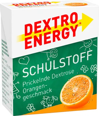 Produktbild von Dextro Energy Schulstoff Traubenzucker Orangen Geschmack 50g (1er Pack)