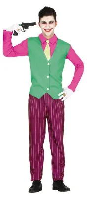 Obrázek produktu pro Creepy dětský kostým Šílený klaun buffán Halloween 2026