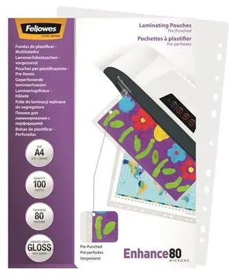 Obrázok produktu pre Fellowes 5452502, Priehľadná, Plast, A4, 232 mm, 1 mm, 308 mm