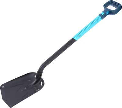Obrázok produktu pre Multifunkčná snehová lopata z hliníkovej zliatiny s dlhou rukoväťou, skladacia, vhodná na outdoorové aktivity ako lezenie a kempovanie