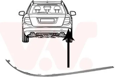 Produktbild von VAN WEZEL 3091556 Stoßstangen-Abdeckung Hinten Rechts passend für MERCEDES-BENZ C-Klasse T-modell (S204)
