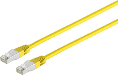 Obrázok produktu pre Patch kábel cat 6 S/FTP PIMF bezhalogénový žltý 7,5 m