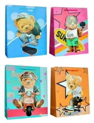 Produktbild von 3D-Glitzer-Geschenktüte JYWK 023 L