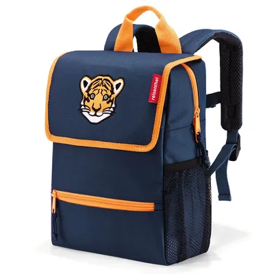 Produktbild von reisenthel backpack kids, Rucksack, Schulranzen, Kindergartenrucksack, Polyestergewebe, Tiger Navy, 5 L, IE4077