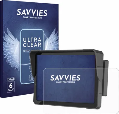 Produktbild von 6x Für Carpuride W702B Pro 7" Schutzfolie Savvies Displayschutz Display Schutz Folie Klar Transparent