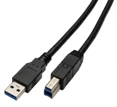 Productafbeelding van USB-kabel, type A naar type B, zwart, 3 meter