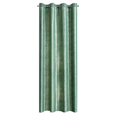 Obrázek produktu pro Eurofirany 371315, Sheer, Zelená, Vzorovaný, Polyester, Průchodka, 200 g/m²