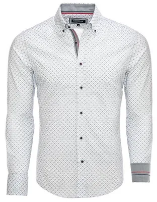 Produktbild von Brandneu Designer Hemd CARISMA mit Tech-Print Weiß XL