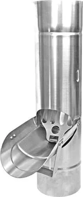 Produktbild von Regenwasserklappe mit Sieb Zink 100mm