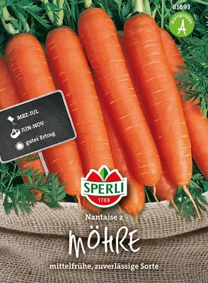 Produktbild von Möhre ''Nantaise 2'' mittelfrühe, zuverlässige Sorte