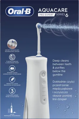 Produktbild von Braun Oral-B MDH20.036.3 AquaCare Pro-Expert Irrigator Serie 6, Weiß