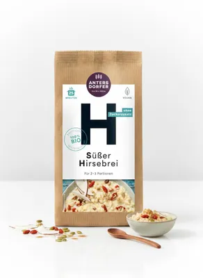 Produktbild von Antersdorfer - Die -Mühle  Süßer Hirsebrei (6x 150g)