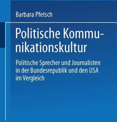 Produktbild von Politische Kommunikationskultur