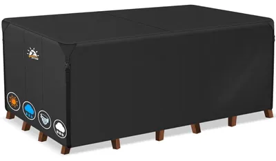 Obrázok produktu pre Poťah na záhradný nábytok, 227 x 160 x 73 cm, materiál 600D Oxford sPolyuretánvrstvou, vodeodolný, obdĺžnikový