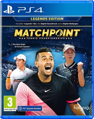 Zdjęcie produktu dla Kalypso Matchpoint: Tennis Championships (Legends Edition), PlayStation 4, Tryb multiplayer, dla wszystkich
