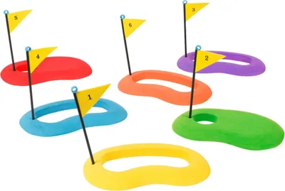 Immagine prodotto di Set da golf Sporda's con 6 bersagli da putting per interni ed esterni