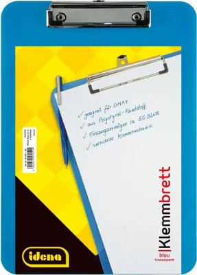 Obrázok produktu pre IDENA Idena zakladač A4 priesvitný modrý