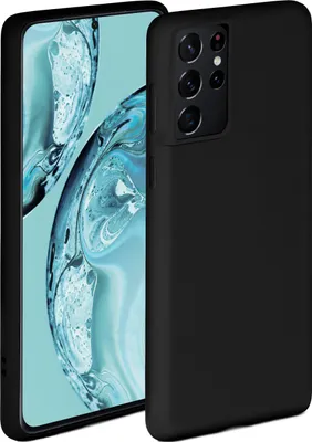 Produktbild von Soft-Case für Samsung Galaxy S21 Ultra, Farbe:Onyx Schwarz