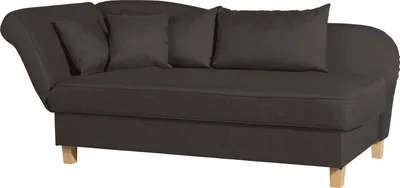 Produktbild von Max Winzer Recamiere mit Armteil links klappbar Selma - Flachgewebe schoko - Maße: 190 / 210 x 88 x 82 cm