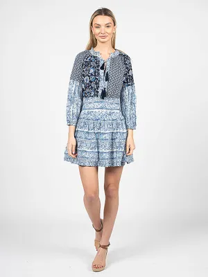 Produktbild von Pepe Jeans Kleid "Jess" - PL953041 | Jess - Weiß, Blau- Größe: L(EU)