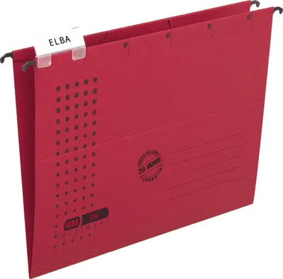 Produktbild von ELBA Hängemappe chic ULTIMATE 100552089 DIN A4 Karton rot