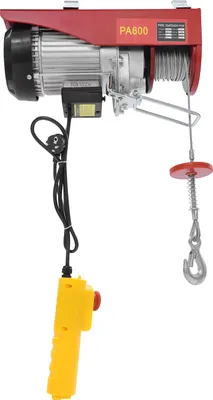 Obrázek produktu pro Elektrický naviják, nosnost 600 kg, ovládání lanem, 600 kg, 600 kg
