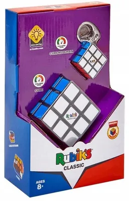 Produktbild von Rubik's Duo Set Zauberwürfel und Schlüsselanhänger 3x3x3