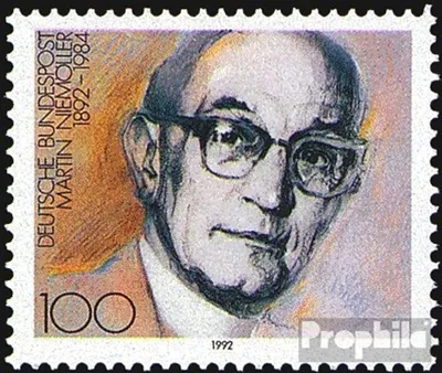 Produktbild von Briefmarken BRD (BR.Deutschland) 1992 Mi 1584 (kompl.Ausg.) FDC 100.Geburtstag von Niemöller