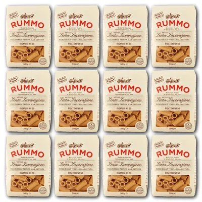 Produktbild von Rummo Rigatoni N.50 mit Bronzebeschichtung 12 x 500 g