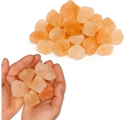 Zdjęcie produktu dla SuperButelki - Kruch solny 1 kg, bryłki z soli himalajskiej 1-3 cm 1kg, naturalna sól himalajka, bryły do sauny, detoksykacja, relaks, poprawa snu