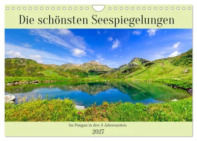 Produktbild von Die schönsten Seespiegelungen (Wandkalender 2027 DIN A4 quer), CALVENDO Monatskalender