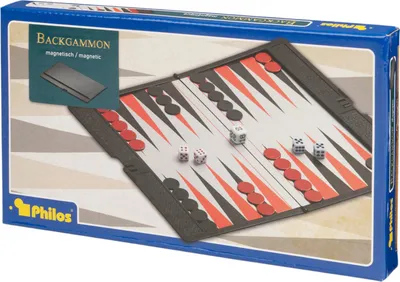 Zdjęcie produktu dla Zestaw podróżny Philos Backgammon etui magnetyczne