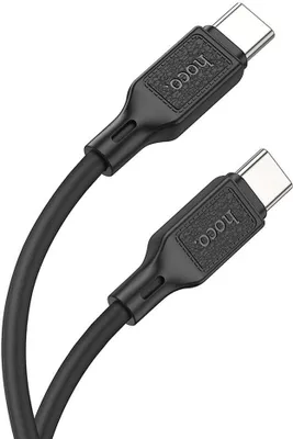 Produktbild von HOCO Kabel Typ C auf Typ C 3A 60W X90 1 m schwarz