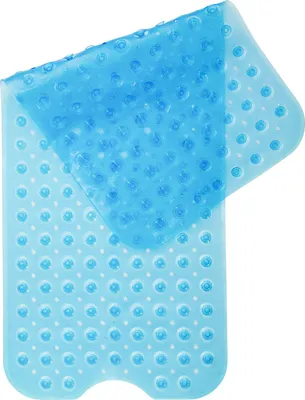Produktbild von Rutschfeste Badematte, schimmelresistent, extra lang, antibakteriell, BPA-, latex- und , maschinenwaschbar, ideal für Kinder, 100x40 cm