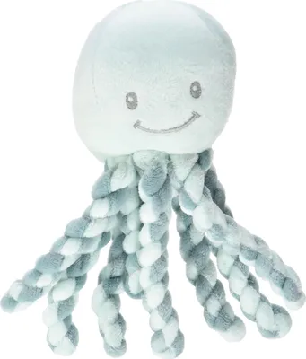 Produktbild von Nattou Spieluhr Oktopus, Wiegelied «La-Le-Lu», Für Neugeborene und Frühchen, 23 cm, Lapidou, Türkis/Mintgrün