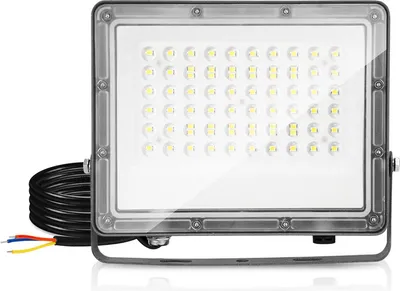 Produktbild von Yakimz 50W LED Strahler LED Fluter Außenstrahler IP65 Wasserdicht Arbeitsbeleuchtung Kaltweiß