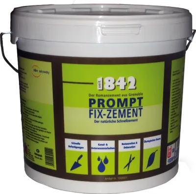 Produktbild von Natürlicher Schnellzement, Prompt, 7,5 kg, im Eimer
